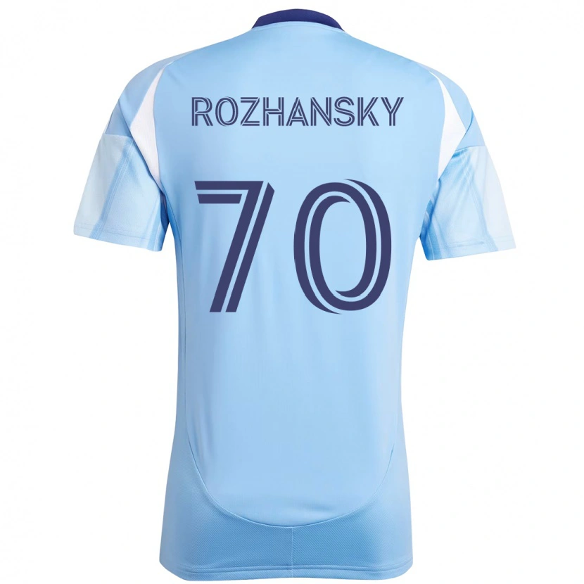 Danxen Kvinnor Jake Rozhansky #70 Ljusblå Hemmatröja Matchtröjor 2025/26 Tröjor T-Tröja