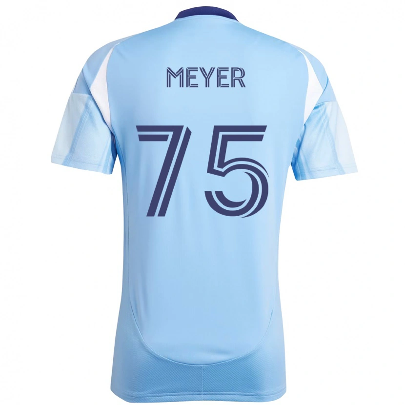 Danxen Kvinnor Will Meyer #75 Ljusblå Hemmatröja Matchtröjor 2025/26 Tröjor T-Tröja