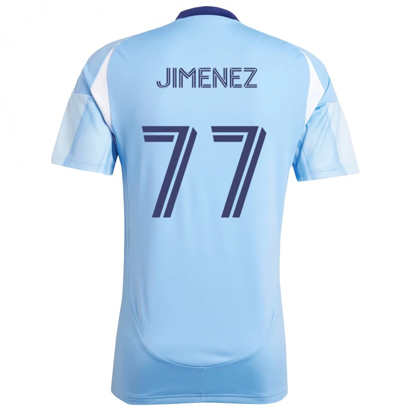 Danxen Kvinnor Jonathan Jiménez #77 Ljusblå Hemmatröja Matchtröjor 2025/26 Tröjor T-Tröja