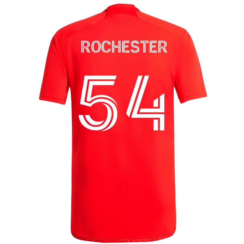 Danxen Kvinnor Lamonth Rochester #54 Röd Vit Hemmatröja Matchtröjor 2025/26 Tröjor T-Tröja