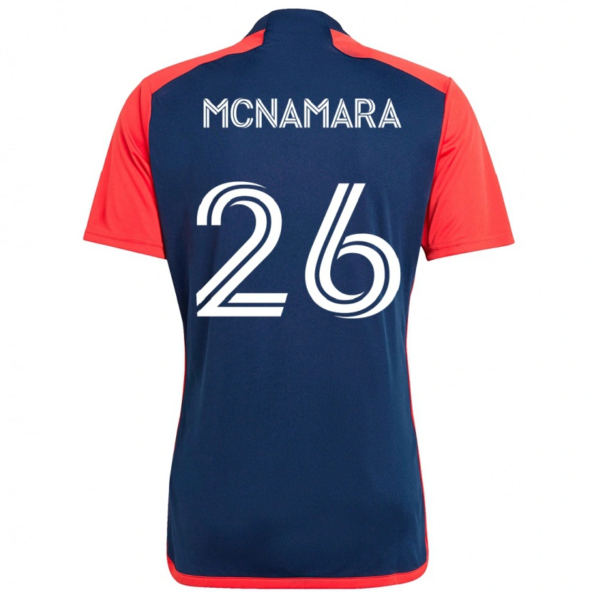 Danxen Kvinnor Tommy Mcnamara #26 Blå Röd Hemmatröja Matchtröjor 2025/26 Tröjor T-Tröja