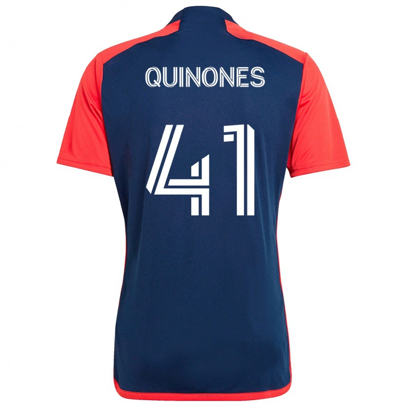 Danxen Kvinnor Colby Quiñónes #41 Blå Röd Hemmatröja Matchtröjor 2025/26 Tröjor T-Tröja