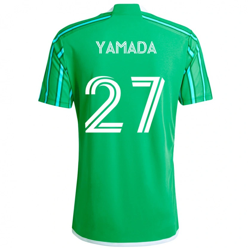 Danxen Kvinnor Hikari Yamada #27 Grön Vit Hemmatröja Matchtröjor 2025/26 Tröjor T-Tröja