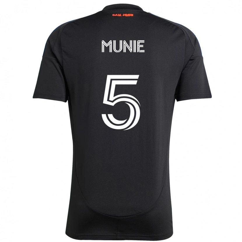 Danxen Kvinnor Daniel Munie #5 Svart Mörkblå Hemmatröja Matchtröjor 2025/26 Tröjor T-Tröja