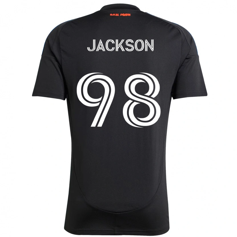 Danxen Kvinnor Jacob Jackson #98 Svart Mörkblå Hemmatröja Matchtröjor 2025/26 Tröjor T-Tröja