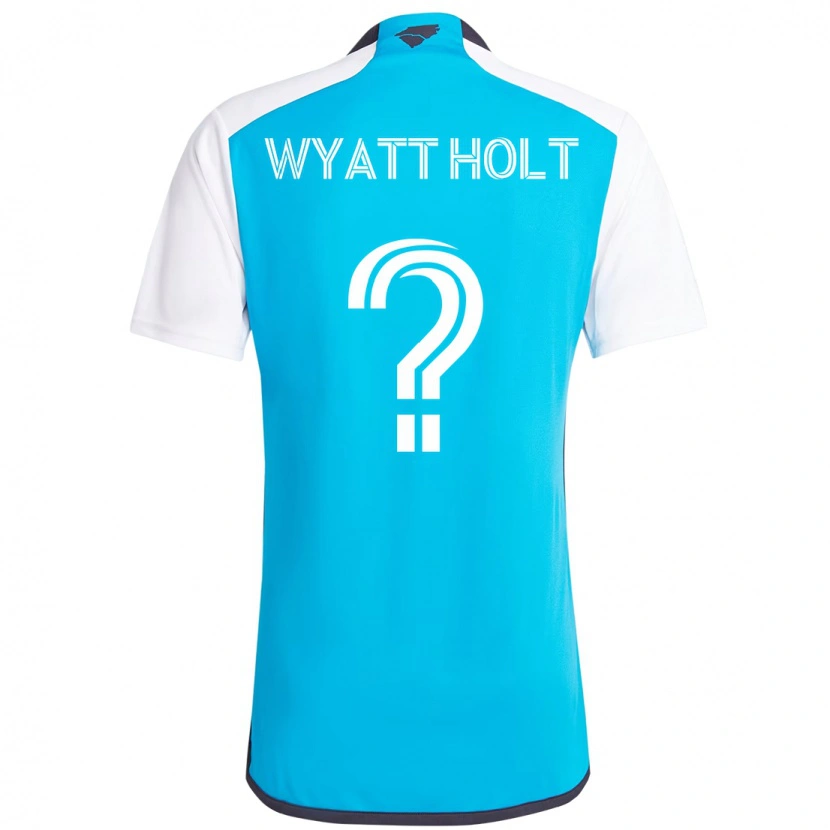 Danxen Kvinnor Wyatt Holt #0 Himmelsblå Vit Hemmatröja Matchtröjor 2025/26 Tröjor T-Tröja