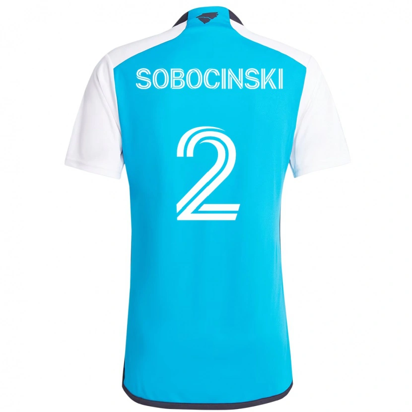 Danxen Kvinnor Jan Sobocinski #2 Himmelsblå Vit Hemmatröja Matchtröjor 2025/26 Tröjor T-Tröja