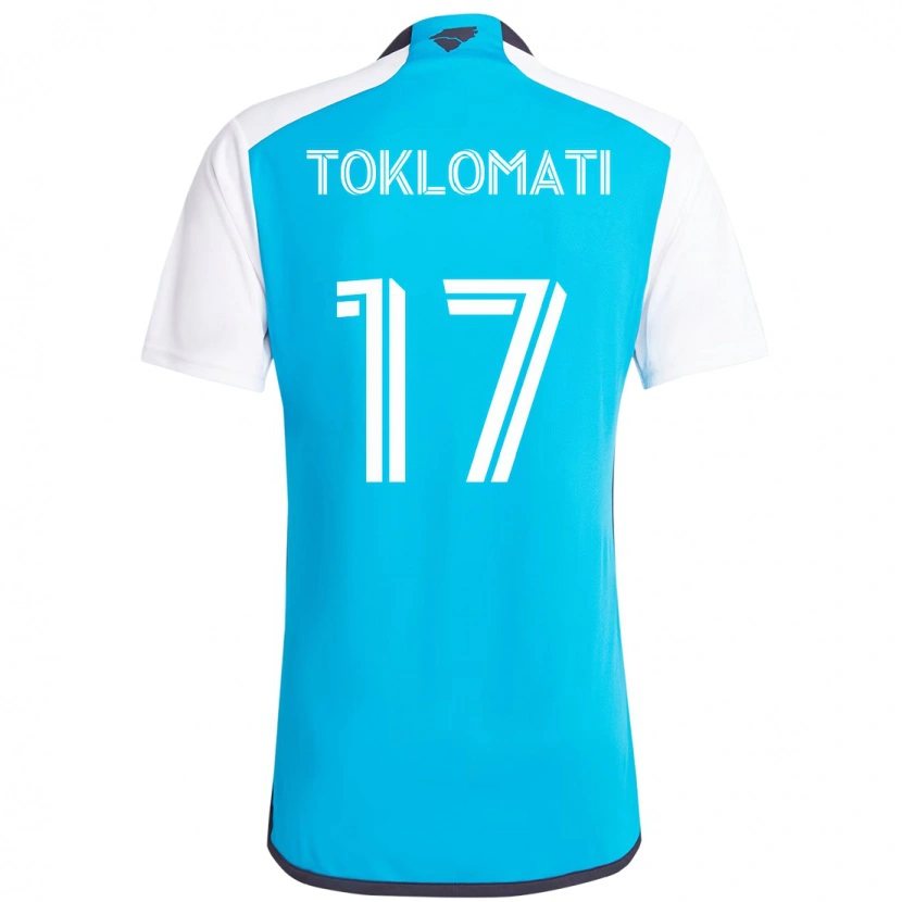 Danxen Kvinnor Idan Toklomati #17 Himmelsblå Vit Hemmatröja Matchtröjor 2025/26 Tröjor T-Tröja