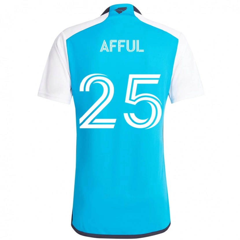Danxen Kvinnor Harrison Afful #25 Himmelsblå Vit Hemmatröja Matchtröjor 2025/26 Tröjor T-Tröja