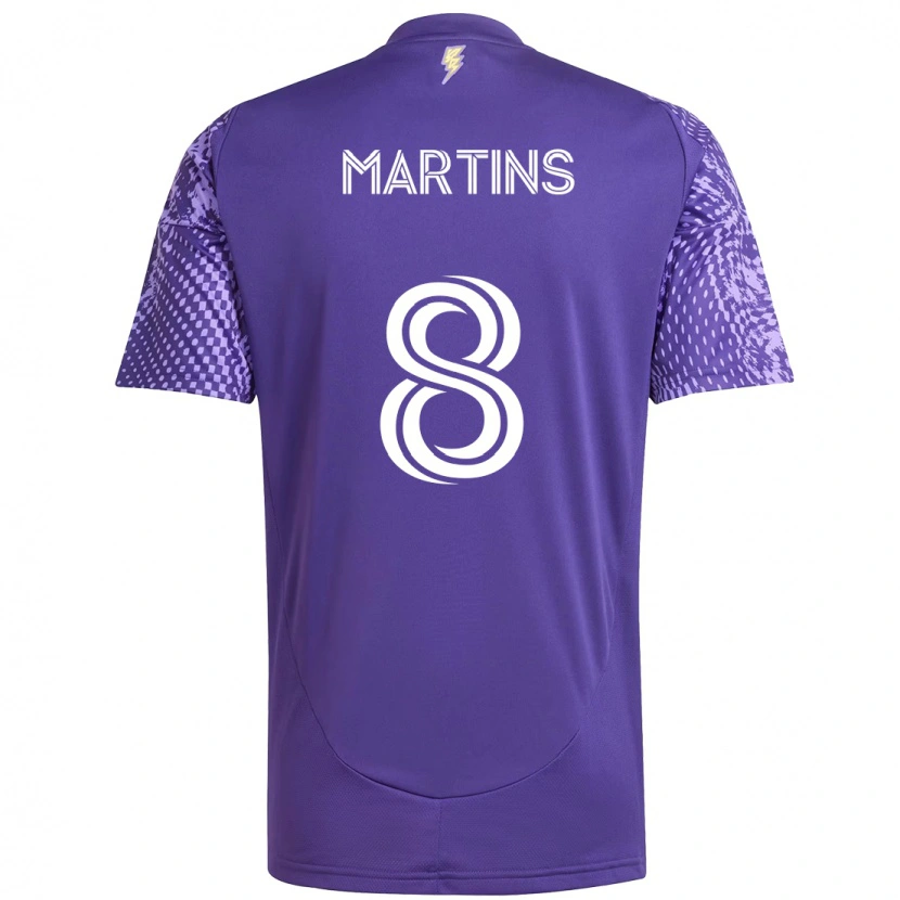 Danxen Kvinnor Felipe Martins #8 Lila Vit Hemmatröja Matchtröjor 2025/26 Tröjor T-Tröja