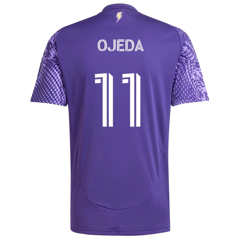 Danxen Kvinnor Martín Ojeda #11 Lila Vit Hemmatröja Matchtröjor 2025/26 Tröjor T-Tröja