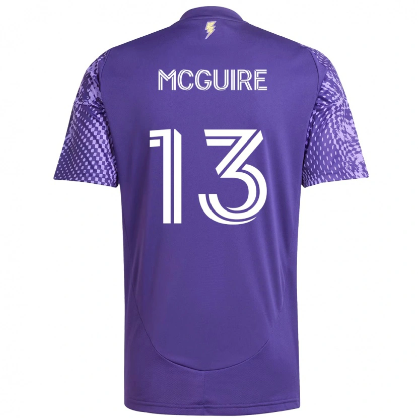 Danxen Kvinnor Duncan Mcguire #13 Lila Vit Hemmatröja Matchtröjor 2025/26 Tröjor T-Tröja