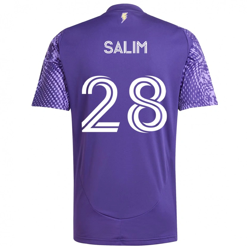 Danxen Kvinnor Abdi Salim #28 Lila Vit Hemmatröja Matchtröjor 2025/26 Tröjor T-Tröja