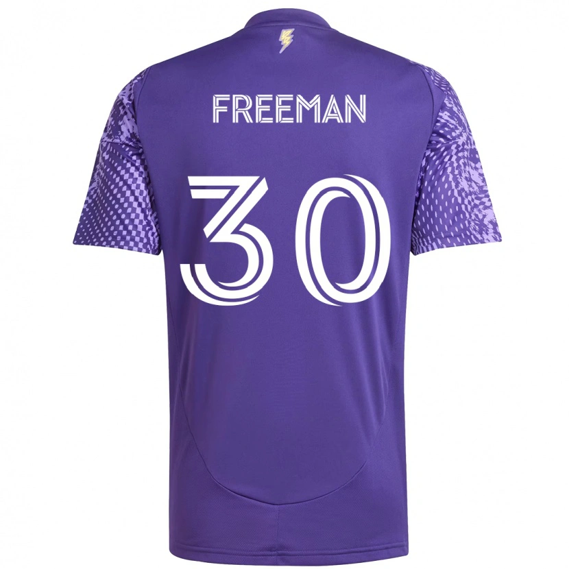 Danxen Kvinnor Alex Freeman #30 Lila Vit Hemmatröja Matchtröjor 2025/26 Tröjor T-Tröja