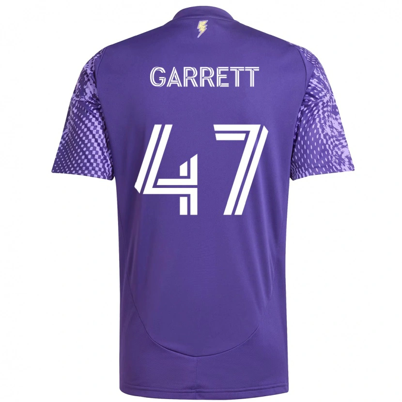 Danxen Kvinnor Ian Garrett #47 Lila Vit Hemmatröja Matchtröjor 2025/26 Tröjor T-Tröja