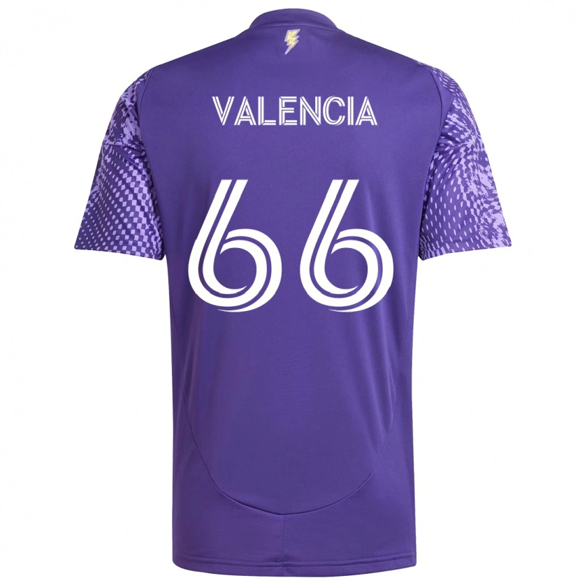 Danxen Kvinnor Yeiler Valencia #66 Lila Vit Hemmatröja Matchtröjor 2025/26 Tröjor T-Tröja