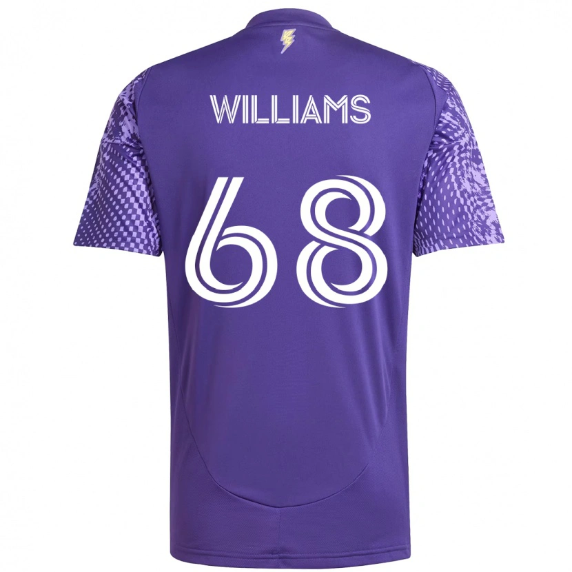 Danxen Kvinnor Thomas Williams #68 Lila Vit Hemmatröja Matchtröjor 2025/26 Tröjor T-Tröja