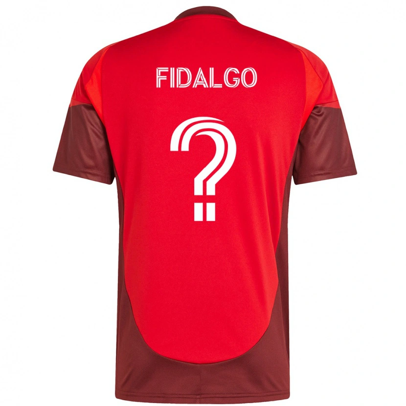 Danxen Kvinnor James Fidalgo #0 Röd Vit Hemmatröja Matchtröjor 2025/26 Tröjor T-Tröja