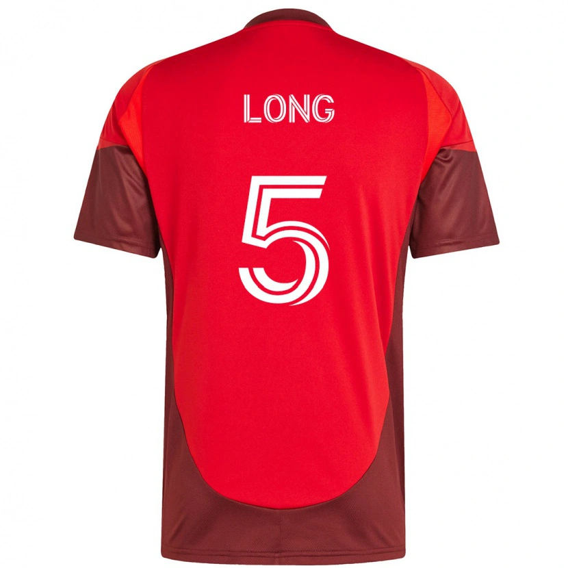 Danxen Kvinnor Kevin Long #5 Röd Vit Hemmatröja Matchtröjor 2025/26 Tröjor T-Tröja