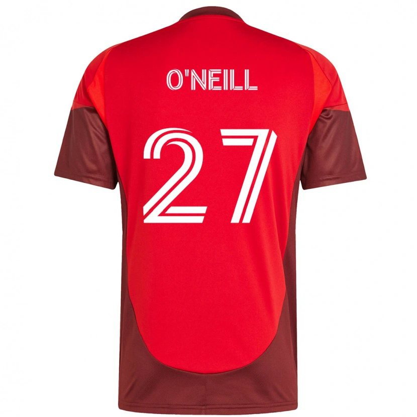 Danxen Kvinnor Shane O'neill #27 Röd Vit Hemmatröja Matchtröjor 2025/26 Tröjor T-Tröja