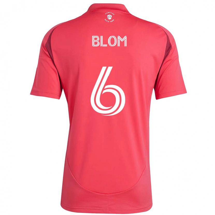 Danxen Kvinnor Njabulo Blom #6 Magenta Vit Hemmatröja Matchtröjor 2025/26 Tröjor T-Tröja