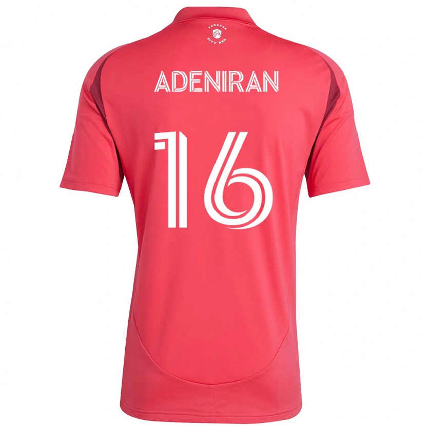 Danxen Kvinnor Samuel Adeniran #16 Magenta Vit Hemmatröja Matchtröjor 2025/26 Tröjor T-Tröja