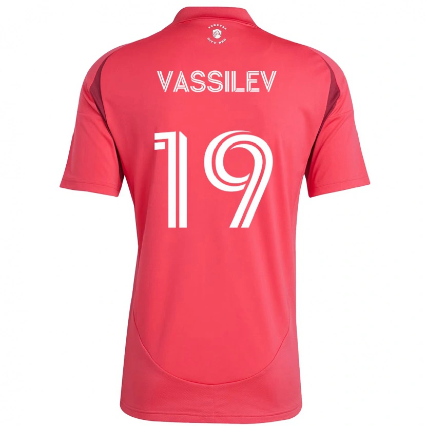 Danxen Kvinnor Indiana Vassilev #19 Magenta Vit Hemmatröja Matchtröjor 2025/26 Tröjor T-Tröja