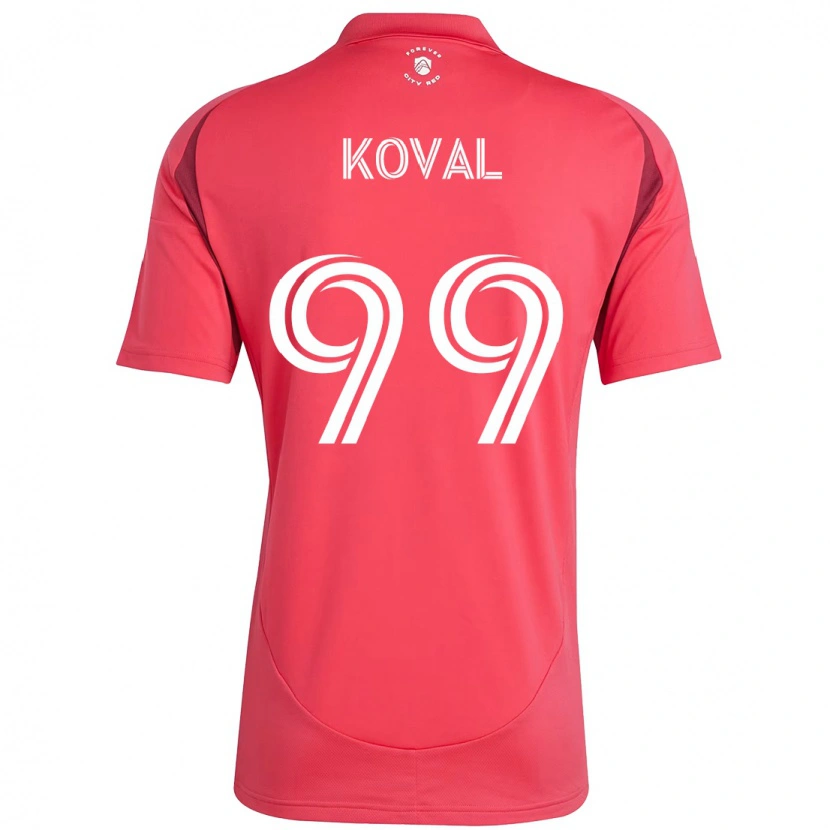 Danxen Kvinnor Stanislav Koval #99 Magenta Vit Hemmatröja Matchtröjor 2025/26 Tröjor T-Tröja