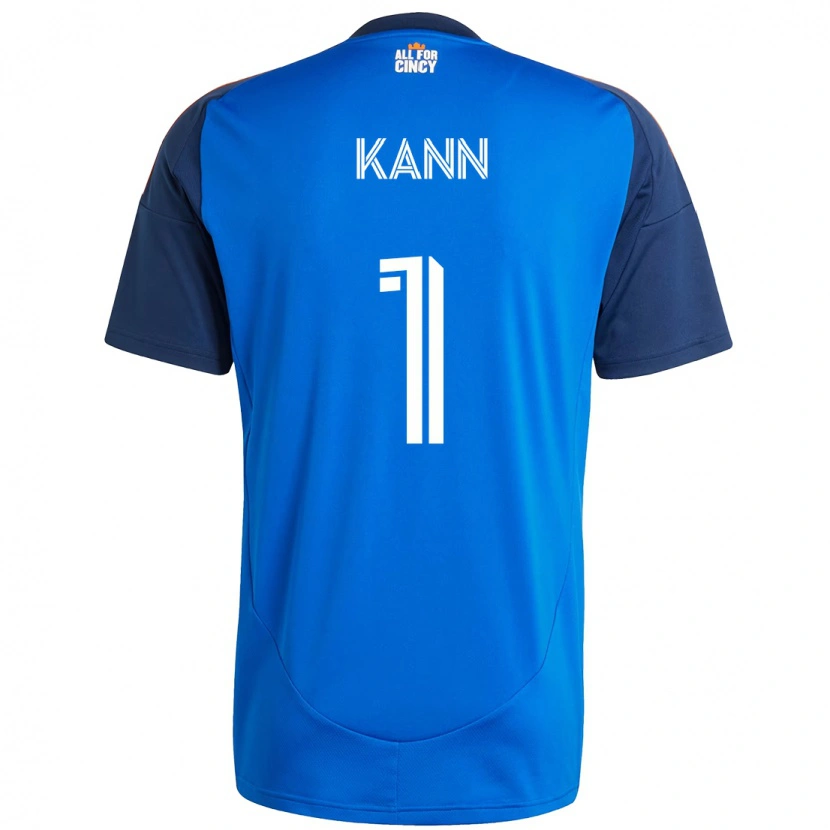 Danxen Kvinnor Alec Kann #1 Mörkblå Orange Hemmatröja Matchtröjor 2025/26 Tröjor T-Tröja