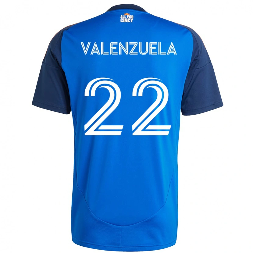 Danxen Kvinnor Gerardo Valenzuela #22 Mörkblå Orange Hemmatröja Matchtröjor 2025/26 Tröjor T-Tröja