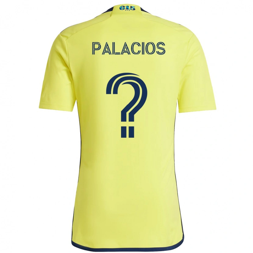 Danxen Kvinnor Jeison Palacios #0 Gul Marinblå Hemmatröja Matchtröjor 2025/26 Tröjor T-Tröja