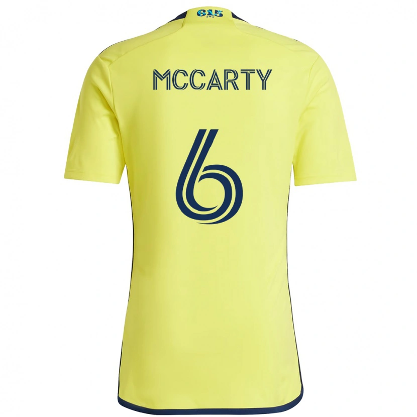 Danxen Kvinnor Dax Mccarty #6 Gul Marinblå Hemmatröja Matchtröjor 2025/26 Tröjor T-Tröja