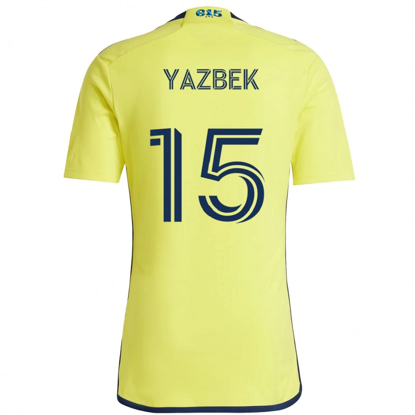 Danxen Kvinnor Patrick Yazbek #15 Gul Marinblå Hemmatröja Matchtröjor 2025/26 Tröjor T-Tröja