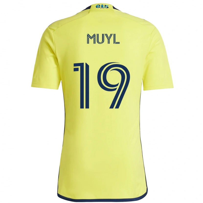 Danxen Kvinnor Alex Muyl #19 Gul Marinblå Hemmatröja Matchtröjor 2025/26 Tröjor T-Tröja