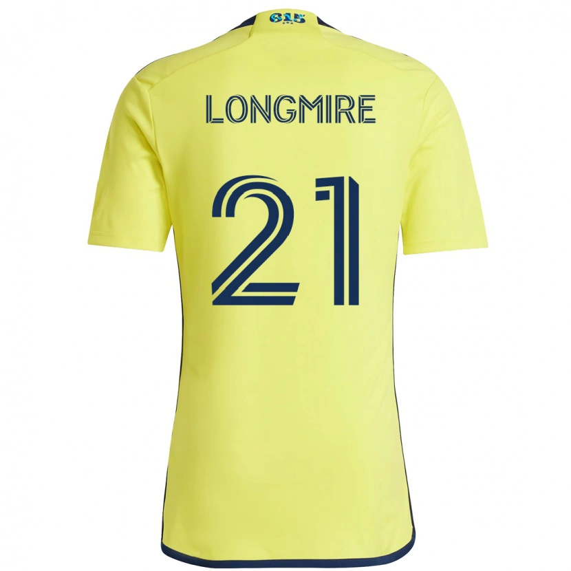Danxen Kvinnor Ahmed Longmire #21 Gul Marinblå Hemmatröja Matchtröjor 2025/26 Tröjor T-Tröja