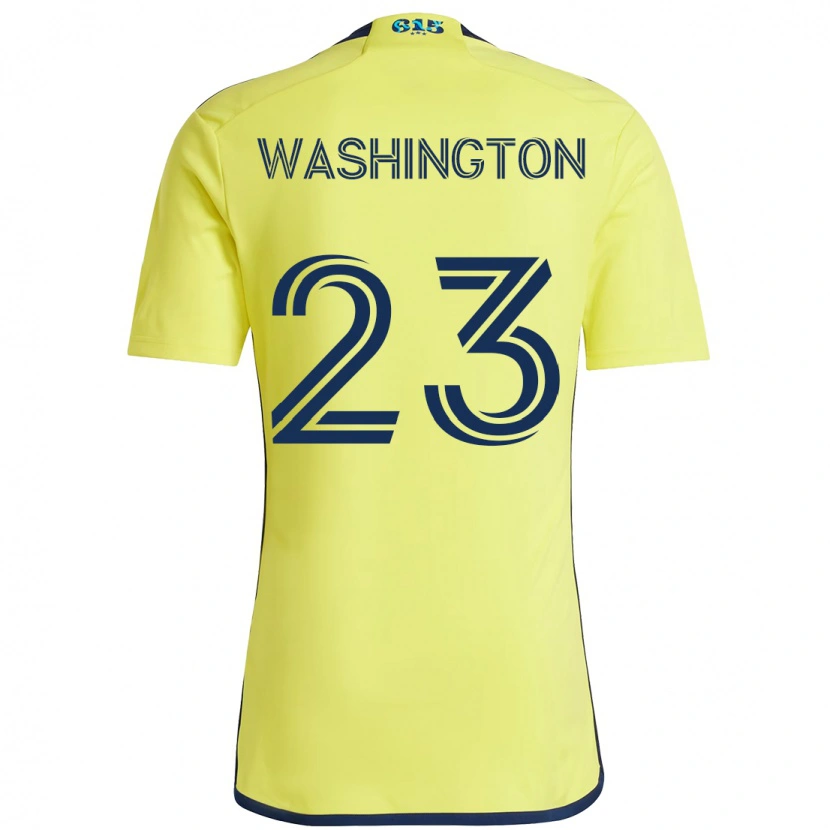 Danxen Kvinnor Taylor Washington #23 Gul Marinblå Hemmatröja Matchtröjor 2025/26 Tröjor T-Tröja
