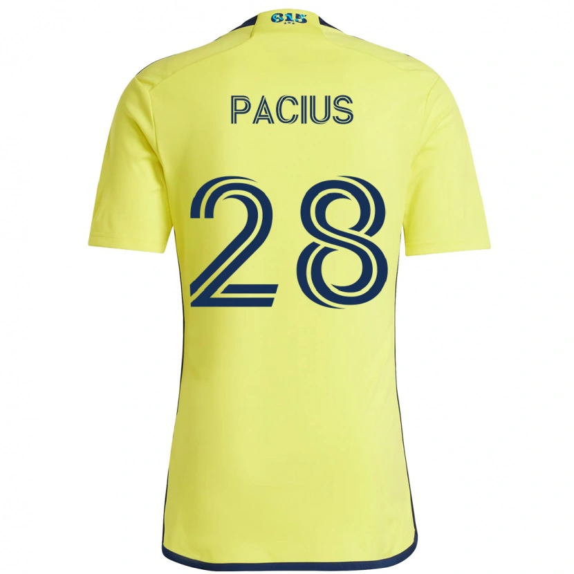 Danxen Kvinnor Woobens Pacius #28 Gul Marinblå Hemmatröja Matchtröjor 2025/26 Tröjor T-Tröja