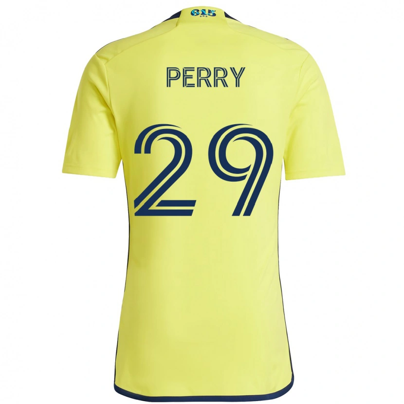 Danxen Kvinnor Nebiyou Perry #29 Gul Marinblå Hemmatröja Matchtröjor 2025/26 Tröjor T-Tröja