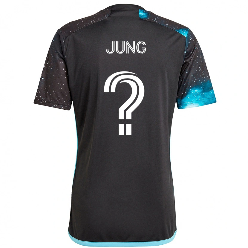 Danxen Kvinnor Ho-Yeon Jung #0 Svart Blå Hemmatröja Matchtröjor 2025/26 Tröjor T-Tröja