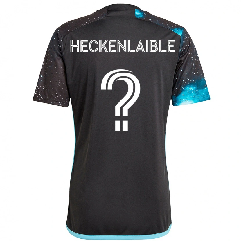Danxen Kvinnor Andrew Heckenlaible #0 Svart Blå Hemmatröja Matchtröjor 2025/26 Tröjor T-Tröja