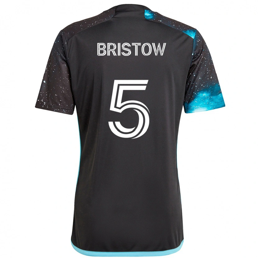 Danxen Kvinnor Ethan Bristow #5 Svart Blå Hemmatröja Matchtröjor 2025/26 Tröjor T-Tröja