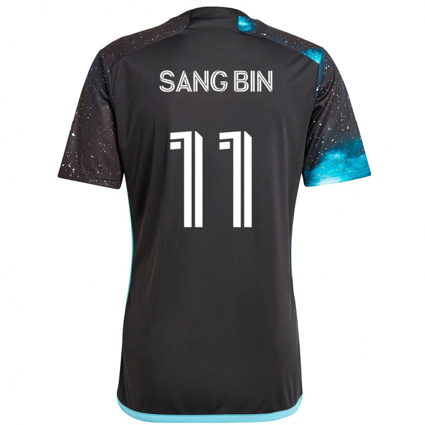 Danxen Kvinnor Sang-Bin Jeong #11 Svart Blå Hemmatröja Matchtröjor 2025/26 Tröjor T-Tröja
