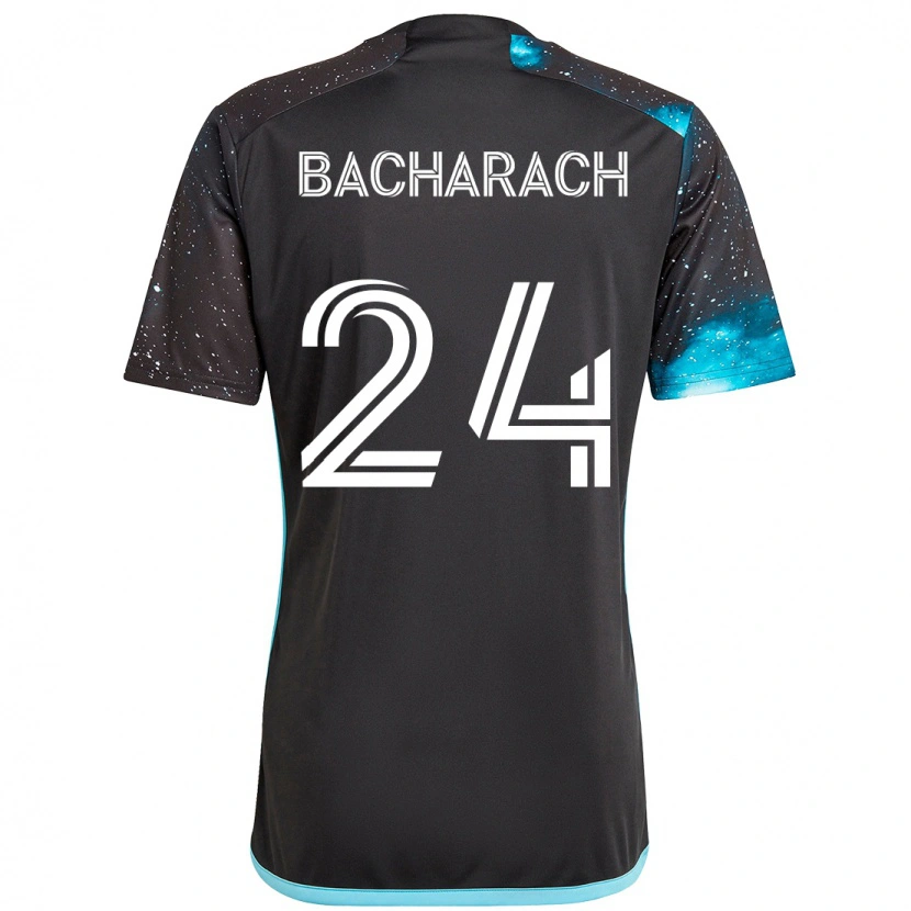 Danxen Kvinnor Hugo Bacharach #24 Svart Blå Hemmatröja Matchtröjor 2025/26 Tröjor T-Tröja