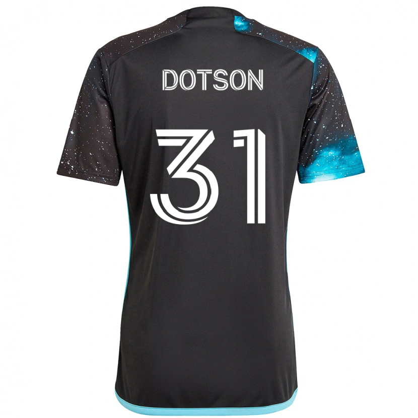 Danxen Kvinnor Hassani Dotson #31 Svart Blå Hemmatröja Matchtröjor 2025/26 Tröjor T-Tröja