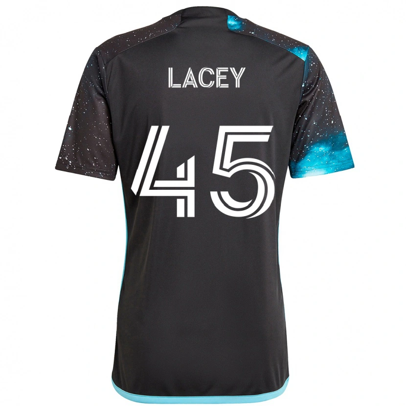 Danxen Kvinnor Kameron Lacey #45 Svart Blå Hemmatröja Matchtröjor 2025/26 Tröjor T-Tröja