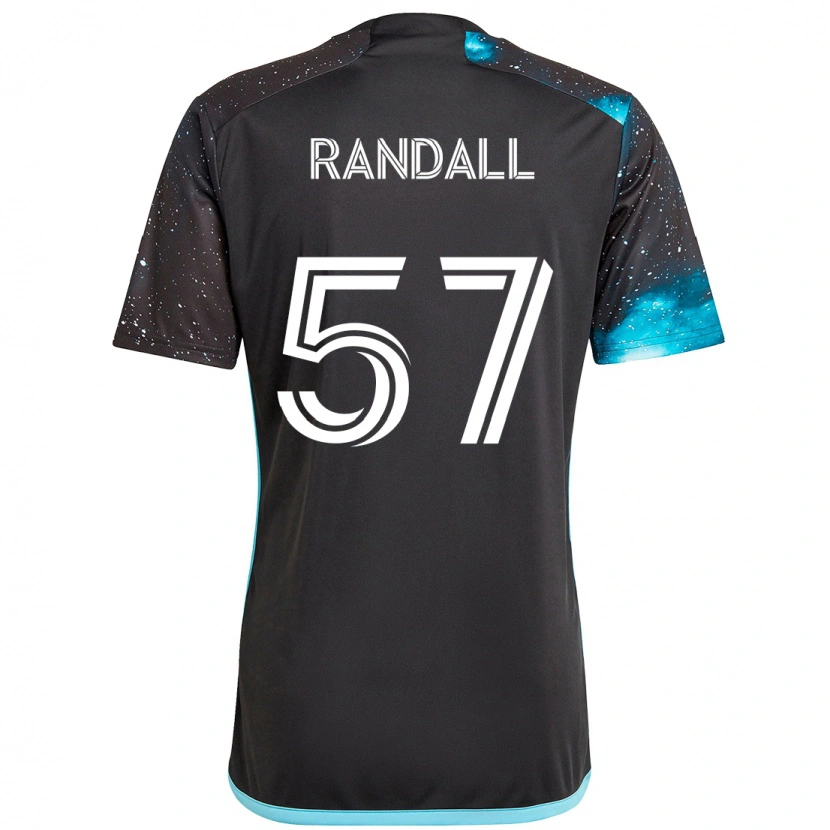 Danxen Kvinnor Darius Randell #57 Svart Blå Hemmatröja Matchtröjor 2025/26 Tröjor T-Tröja
