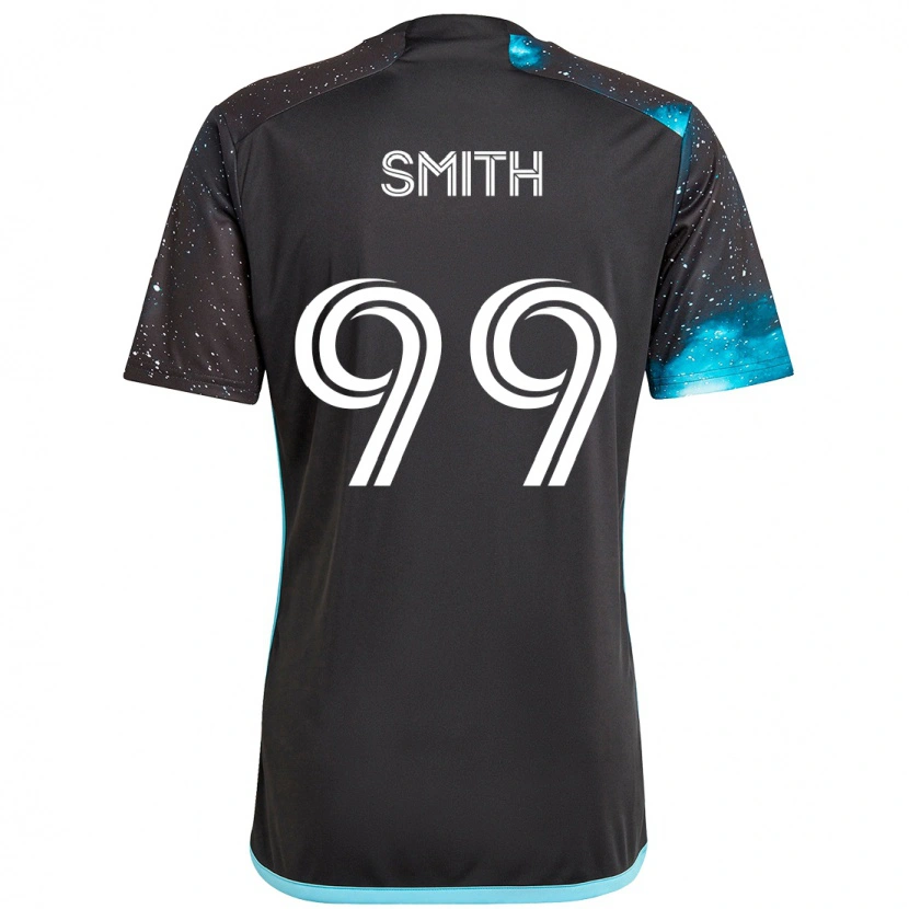 Danxen Kvinnor Jordan Adebayo-Smith #99 Svart Blå Hemmatröja Matchtröjor 2025/26 Tröjor T-Tröja