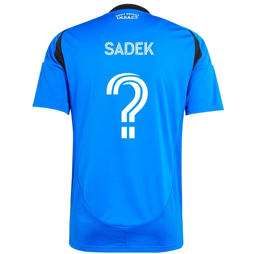 Danxen Kvinnor Aghilas Sadek #0 Mörkblå Svart Hemmatröja Matchtröjor 2025/26 Tröjor T-Tröja