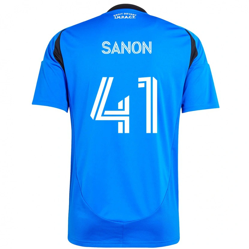 Danxen Kvinnor Jérémy Sanon #41 Mörkblå Svart Hemmatröja Matchtröjor 2025/26 Tröjor T-Tröja