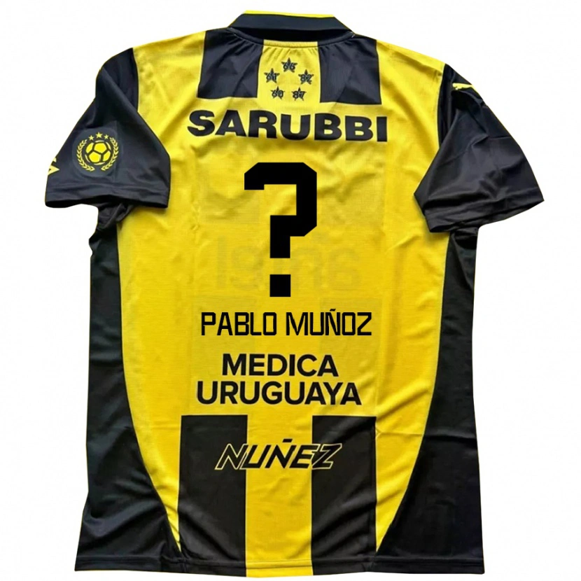 Danxen Kvinnor Juan Pablo Muñoz #0 Gul Svart Hemmatröja Matchtröjor 2025/26 Tröjor T-Tröja